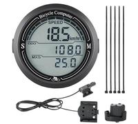 Compteur kilométrique pour vélos, jauges kilométriques pour vélos, ordinateurs Dirt Bikes Compteur de vitesse avec écran LCD | Vélos étanches Compteur de vitesse Électronique de vélo pour vélos de