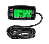 Compteur Kilométrique Tachymètre numérique pour moto, compteur inductif réinitialisable, thermomètre horaire, température adapté aux bateaux, moteur à essence, ATV marin