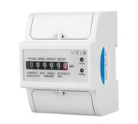 Compteur KWh, Compteur électrique électronique à 2 fils, Compteur électrique monophasé, Compteur électrique à rail DIN, pour la maison(20(80) A)