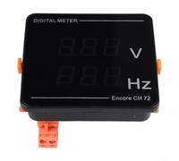 Compteur LED Tri-Écran 72mm Volt Amp Fréq(D)