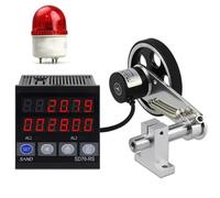 Compteur longueur numérique, compteur mécanique à molette, capacité de contrôle 0 à 999 999 m, fonction d'alarme mise hors tension, pour câble, fil de pêche, soie
