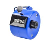 Compteur manuel à 4 chiffres pour coaching, tricot, compteur mécanique en plastique