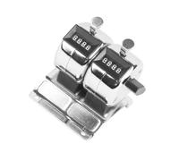 Compteur manuel en acier avec bouton de réinitialisation, outil de comptage manuel pour laboratoire/atelier, suivi d'inventaire mécanique