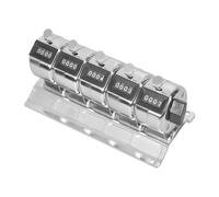 Compteur manuel en métal - Pas besoin de piles - Capacité de comptage réutilisable - Industriel - Pour le suivi des présences, des inventaires, des scores sportifs