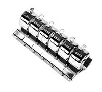 Compteur manuel en métal - Pas besoin de piles - Capacité de comptage réutilisable industrielle pour le suivi des présences - Compteur en métal manuel d'inventaire