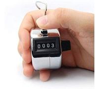 Compteur manuel Horsky argent¨¦ avec bague pour tenir au doigt, 1 Pack, 1.8x1.8x1.3 inch