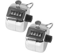 Compteur Manuel - INFACTORY - 2 compteurs - Gris - Multisport - Boîtier en métal robuste