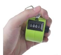 Compteur manuel mécanique à 4 chiffres - Clicker portable en plastique ABS pour comptage d'événements, conférences, écoles et formation - Pas de batterie