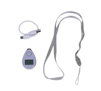 Compteur manuel numérique 6 canaux rechargeable Violet | Alimentation de type C, nombre enregistré, grand écran LCD, suivi des prières