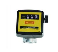 Compteur mécanique 3 chiffres avec mamelon 1" + Kit bride de montage - CEMO - 7779M