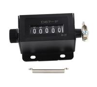 COMPTEUR MÉCANIQUE CLICKER À COURSE RÉARMABLE À 5 CHIFFRES POUR MACHINES DE SPORT ET TRANSPORT TEXTILE