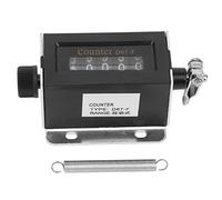 Compteur mécanique, Jarchii Compteur mécanique, D67F Compteur à main manuelle réenclenchable à 5 chiffres et mécanique