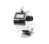 Compteur mécanique manuel en acier inoxydable Cadran rotatif Design ergonomique Multi-usage Évaluation d'événements Projets d'artisanat Compteur manuel