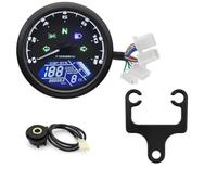 Compteur Moto Universel Compteur Vitesse Odomètre Numérique | Bloc D’instruments Moto Avec Indicateur Vitesse Tachymètre Horaire 12 000 Km/h/mph REOKIP(SS0012-6)