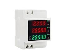 Compteur multifonction à rail DIN D52-2058 220 V 380 V Compteur d'énergie domestique monophasé Testeur de puissance Pratique et pratique