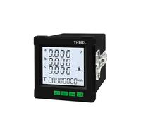 Compteur multifonction triphasé, instrument d'affichage de courant et de tension de puissance active et réactive