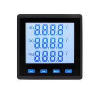 Compteur multifonction Voltmètre ampèremètre AC 400V, triphasé RS485 5A avec CT