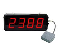 Compteur numérique à grand écran LED 0-9999 Compteur à pédale Compteur à bande transporteuse Outil de comptage Compteur automatique