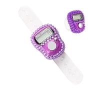 Compteur numérique | Affichage LCD Compteur de nombre Clicker - Manuel réinitialisable Électronique Anneau Enregistreur de Rangées pour Course et Terrain