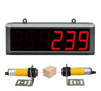 Compteur numérique avec affichage LED et capteur pour comptage des visiteurs et ligne de production
