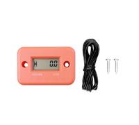 Compteur Numérique Avec Écran Lcd,Pour Vélo,Moto,Atv,Motoneige,Bateau,Ski,Moteur À Gaz,Minuterie,Accessoires De Voiture - Type Orange