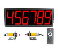Compteur numérique avec télécommande, totalisateur automatique à double sonde, capteur infrarouge, accumulation de comptage pour ligne de production, convoyeur à bande
