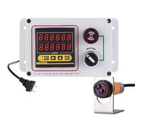 Compteur Numérique, Compteur De Ligne De Production, Comptage Jusqu'à 999 999, Affichage LED Double Rangée, Distance De Détection : 30 cm/50 cm/70 cm, Convient Aux Usines(30cm)