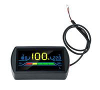 Compteur numérique d ' électricité à affichage de la température pour écran LCD ternaire 7-100 V Capacité de la batterie électrique Compteur de potentiel d ' arrangement
