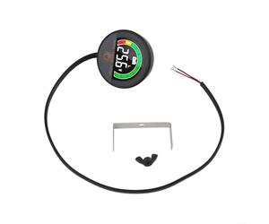 Compteur numérique de capacité de batterie et de tension 12 V à 60 V pour voiturette de golf, voiture, moto avec étanchéité IP67 et fonction mémoire
