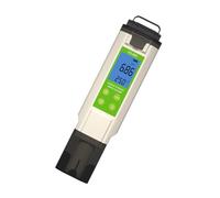 Compteur numérique de température de sel - Testeur d'eau précis avec rétroéclairage pour aquariums - Détecteur d'eau multifonction
