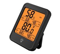 Compteur Numérique De Température Et D'humidité Thermomètre Magnétique Hygromètre De Bureau Écran LCD Jauge Stations Météorologiques Salle De Classe
