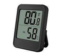 Compteur Numérique De Température Et D'humidité Thermomètre Magnétique Hygromètre De Bureau Écran LCD Jauge Stations Météorologiques Salle De Classe
