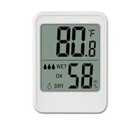 Compteur Numérique De Température Et D'humidité Thermomètre Magnétique Hygromètre De Bureau Écran LCD Jauge Stations Météorologiques Salle De Classe