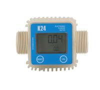 Compteur Numérique D'huile Et De Carburant K24, 1 Pièce, For Produits Chimiques, Liquide, Eau, Ultrasons, Chaud, Industriel Et Commercial(Blue Horizontal)