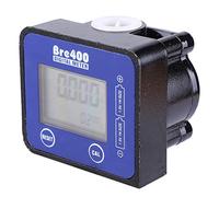 Compteur numérique haute précision, jauge de débitmètre, affichage bleu for produits chimiques, eau liquide, ultrasons chaud dans l'industrie commerciale 1/2"BSPF