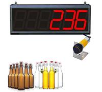 Compteur numérique infrarouge avec affichage LED à 6 chiffres, comptage jusqu'à 999 999 pour un suivi efficace dans les usines, les entrepôts et la logistique.