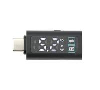 Compteur numérique intelligent de tension et de courant avec écran LED, testeur d'alimentation CC 5-24 V pour adaptateur, sortie 100 W, puce de détection intégrée, option lumière rouge/bleu/blanc