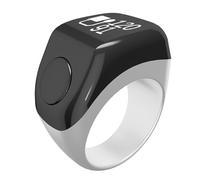 Compteur numérique intelligent Tasbih pour musulmans, compteur de bagues intelligent, compteur numérique intelligent, compteur intelligent intelligent musulman Tasbeeh Zikr Ring 5 temps de prière
