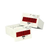 Compteur numérique JDM11-6H, compteur industriel électronique avec mémoire de mise hors tension, DC 12V-24V 36V AC110V-220V 380V(No voltage 12V-24V)