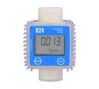 Compteur numérique K24 de 1 pouce for gazole, carburant, eau et liquides de mer, avec écran LCD Applications étendues