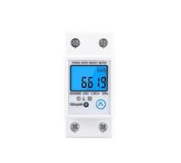 Compteur numérique kWh monophasé, AC 80A 230V Din Rail, compteur de consommation d'énergie, wattmètre, réinitialisation électronique zéro(120V T Shell)