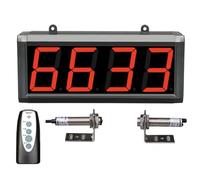 Compteur numérique laser avec double affichage LED, portée de 20 m, capacité de 9 999 points pour l'automatisation des lignes de production et des usines.