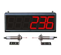 Compteur numérique LED - Compteur de marchandises avec mémoire de panne de courant, affichage à 6 chiffres, distance de détection de 20 cm pour un comptage précis dans les usines, la logistique et les