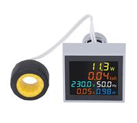 Compteur numérique multifonction 6 en 1, moniteur de fréquence de tension de courant alternatif avec écran LCD HD pour appareils ménagers, systèmes de surveillance de l'énergie (AC50-300V)