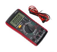 Compteur numérique multifonction DT9205A compact pour ménages avec étui en silicone et support rétractable pratique