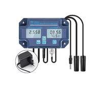 Compteur numérique PH EC TDS SALT SG.Temp, testeur de qualité de l'eau, enregistreur de données, moniteur intelligent 6 en 1, contrôle par application Tuya(110V US Plug-01)