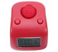 Compteur Numérique Rechargeable à Doigt pour Pointage Léger Portable | Silicone Rouge, Utilisation Docks et Point Tally, Commande Simple, Design Créatif, Solide et Silencieux