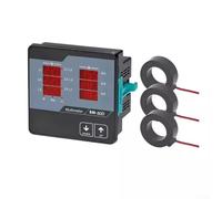 Compteur numérique triphasé, SEM-60D/100D/250D avec capteurs de courant annulaire, 220 V AC, affichage de la tension, du courant, de la fréquence (60D 220 V)