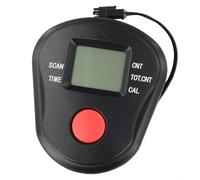 Compteur pas à pas ABS pour pièces de vélo d'appartement | Suivi du compte, du temps, de la vitesse, de la distance, des calories ; fonctionnement à un seul bouton ; écran LCD clair