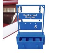 Compteur pour livres lus cette année, décoration imprimée en 3D pour le coin de lecture | Panneau pour suivre les livres lus cette année | Pour les femmes, les hommes, les lecteurs, les écrivains, les